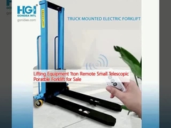 উত্তোলন সরঞ্জাম 1 টন দূরবর্তী ছোট টেলিস্কোপিক পোর্টেবল ফর্কলিফ্ট বিক্রয়ের জন্য