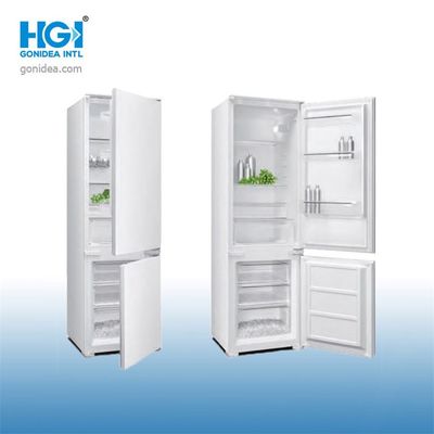 LED Light Bottom Freezer Refrigerator Defrost Electronic Temperature Control
