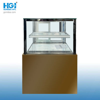 Mini Customized Glass Door Display Chiller Refrigerator Cabinet Cake Showcase Hcs-08f
