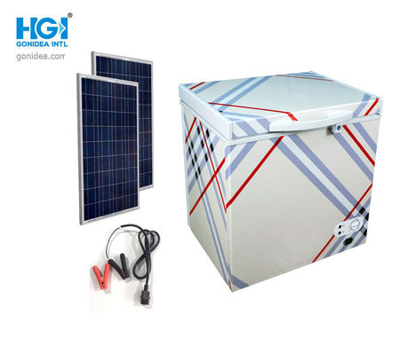 3.2 Cu Ft 90 Ltr সোলার পাওয়ার ফ্রিজার রেফ্রিজারেটর 150W প্যানেল