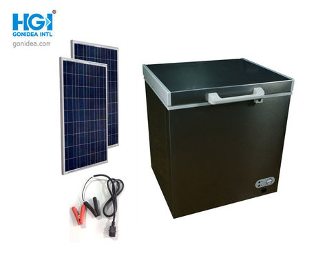5.3 Cu Ft সোলার পাওয়ার ফ্রিজার আউটডোর ডিপ ফ্রিজ 1C থেকে 10C বড় ক্ষমতা