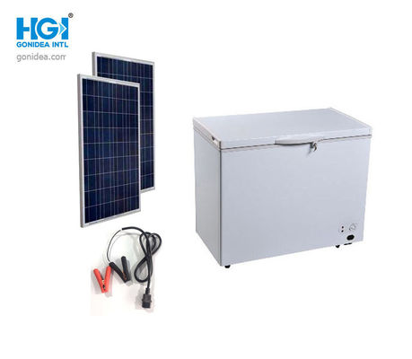 HGI DC 9.3 Cf প্যানেল সোলার চালিত চেস্ট ফ্রিজার 262 লিটার আউটডোর এবং বাড়ির জন্য