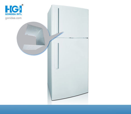 HGI 470 লিটার 2 ডোর টপ ফ্রিজার রেফ্রিজারেটর 16.5 Cu Ft R134a CE স্টেইনলেস স্টিল