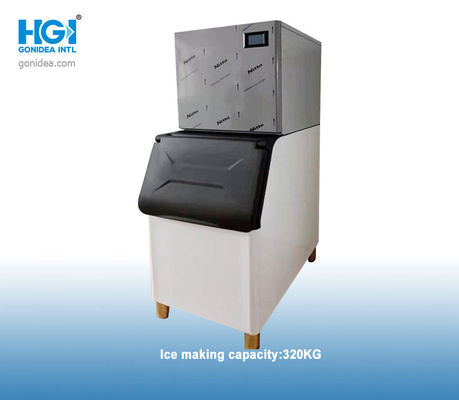 বারের জন্য টেকসই HGI 130L 320kg স্কয়ার স্বয়ংক্রিয় আইস মেকার CCC CB