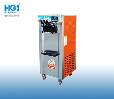 HGI 50Hz 2.8KW কমার্শিয়াল আইসক্রিম মেকার ফ্রোজেন দইয়ের জন্য তিনটি হ্যান্ডেল