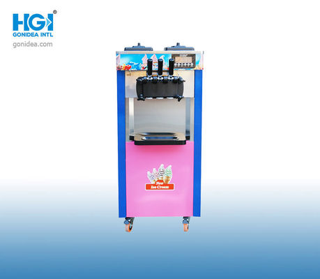 রেস্তোরাঁ 2300W পেশাদার আইসক্রিম মেশিন 25L/ H কম্পন নেই