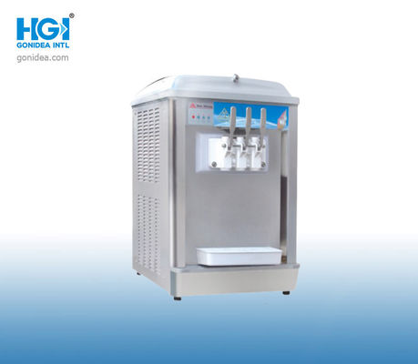 টেবিল টাইপ Ss সফট আইসক্রিম মেকিং মেশিন 12 ~ 16L/H